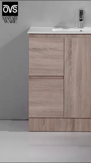 MDF 욕실 캐비닛 가구 허영 PVC 욕실 캐비닛 호주